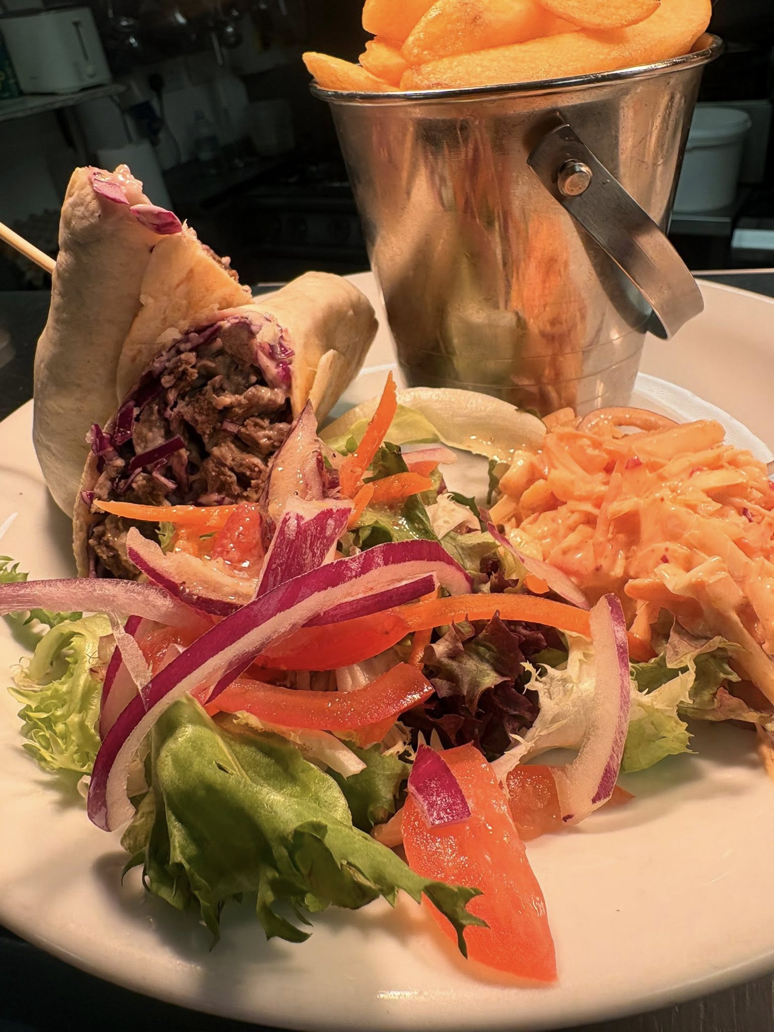 Coffee and bakes at Cotton Tree Café